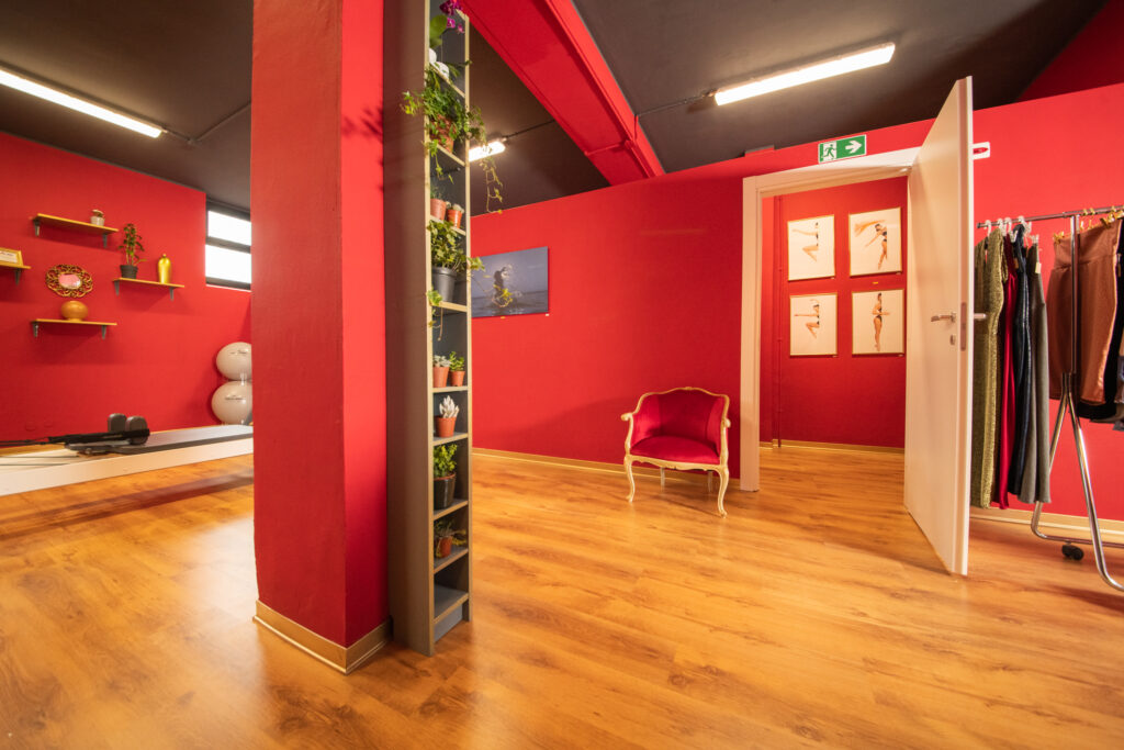 Interno della palestra The cross pilates porta romana